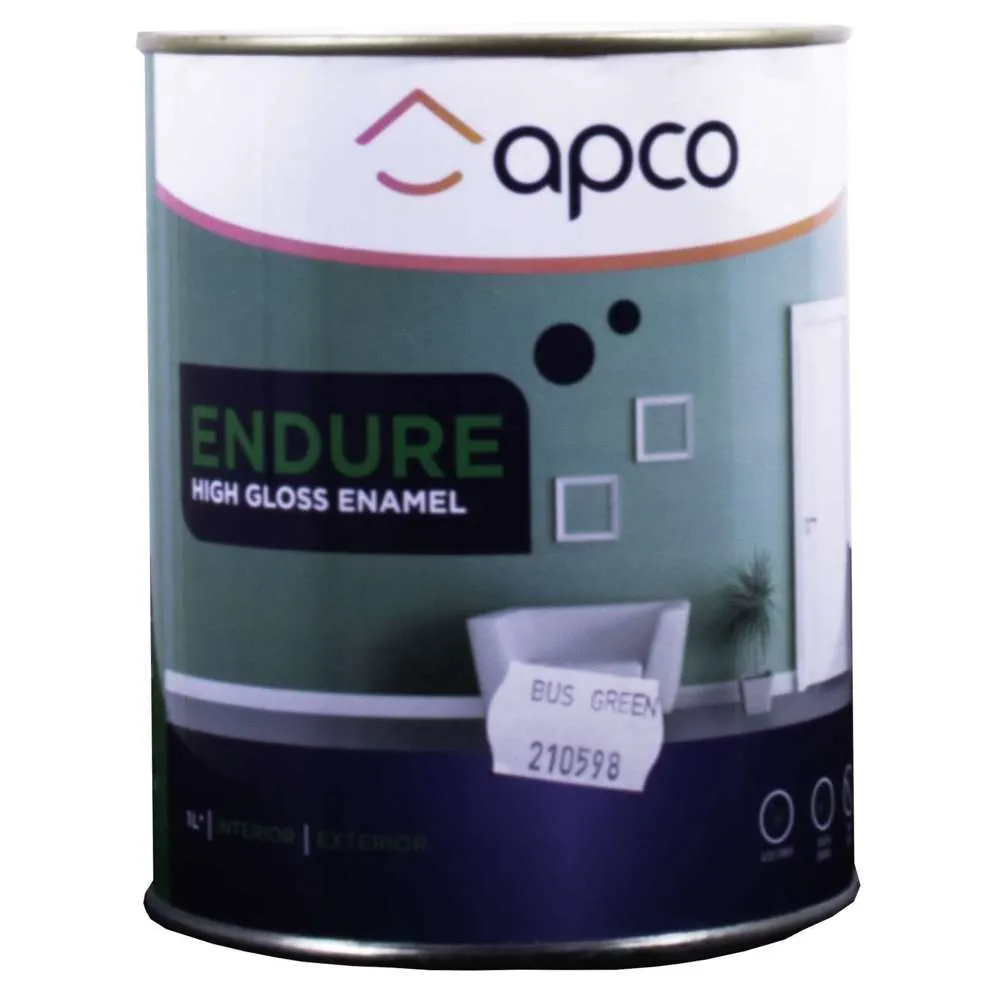 Apco Endure Gloss Enamel Bus Green 1L