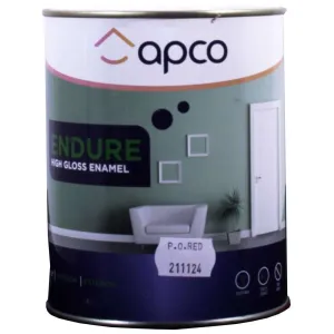 Apco Endure Gloss Enamel Post Office Red 1L