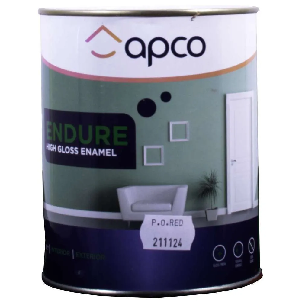 Apco Endure Gloss Enamel Post Office Red 1L