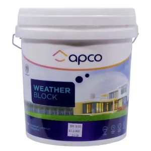 Apco Weatherblock Semi Gloss Acrylic Ultra Deep Base 10L