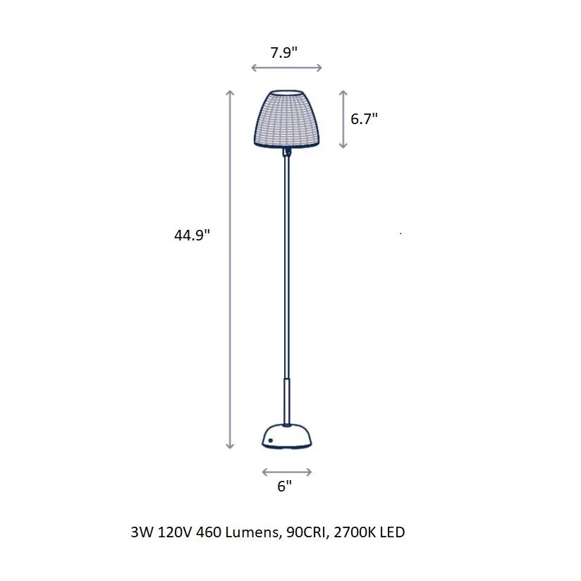 Atticus Outdoor LED Floor Lamp