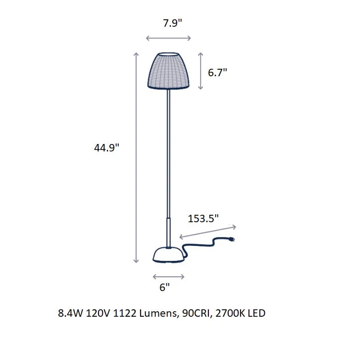Atticus Outdoor LED Floor Lamp
