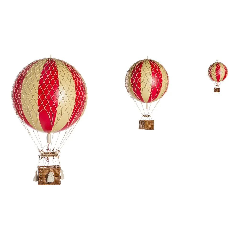 Authentic Models Floating The Skies Balloon Model, Red Double,  8.5 Cm