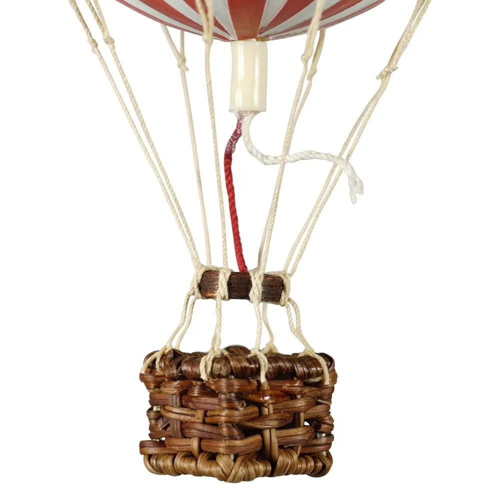 Authentic Models Floating The Skies Balloon Model, Red/White,  8.5 Cm
