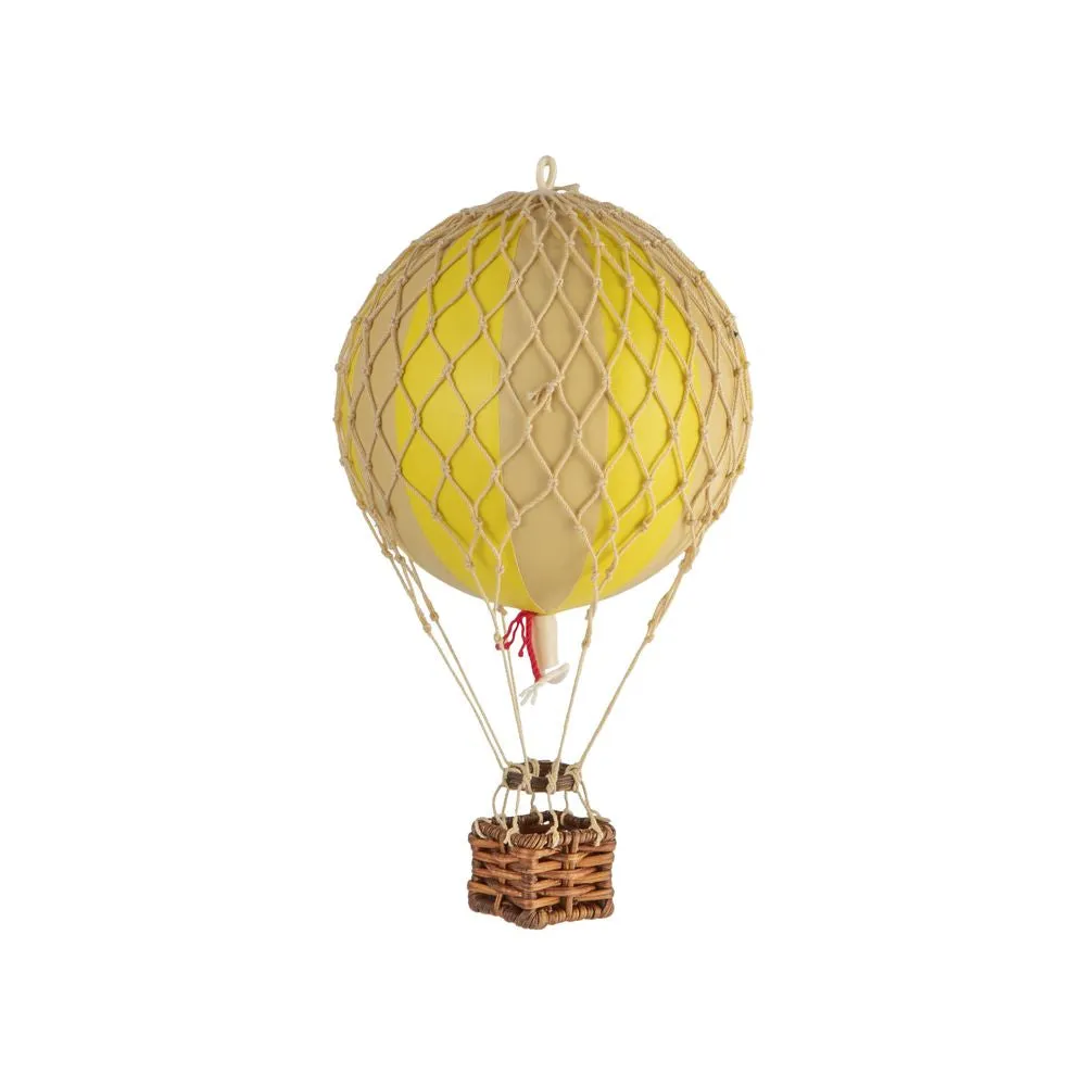 Authentic Models Floating The Skies Balloon Model, Yellow Double,  8.5 Cm