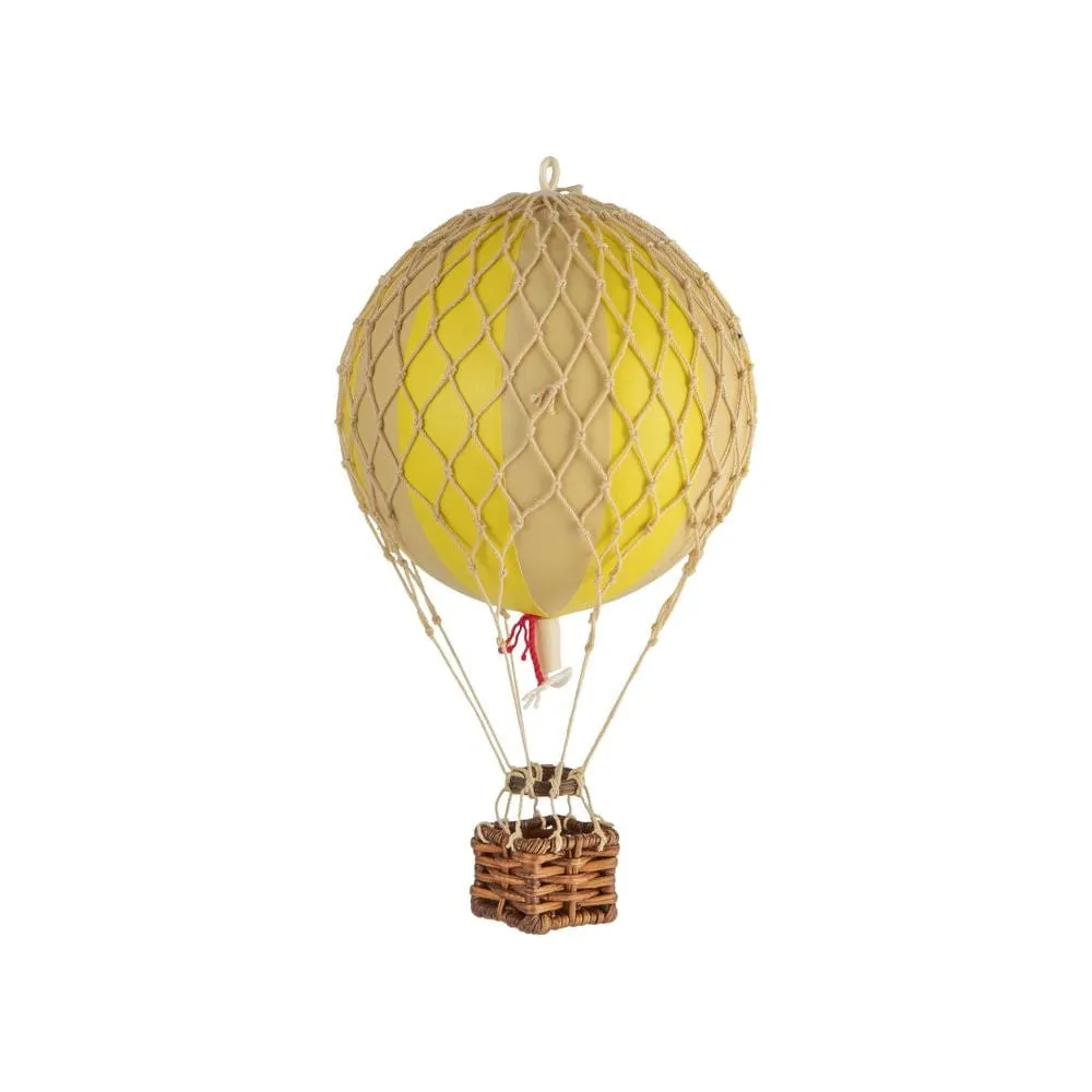 Authentic Models Floating The Skies Balloon Model, Yellow Double,  8.5 Cm