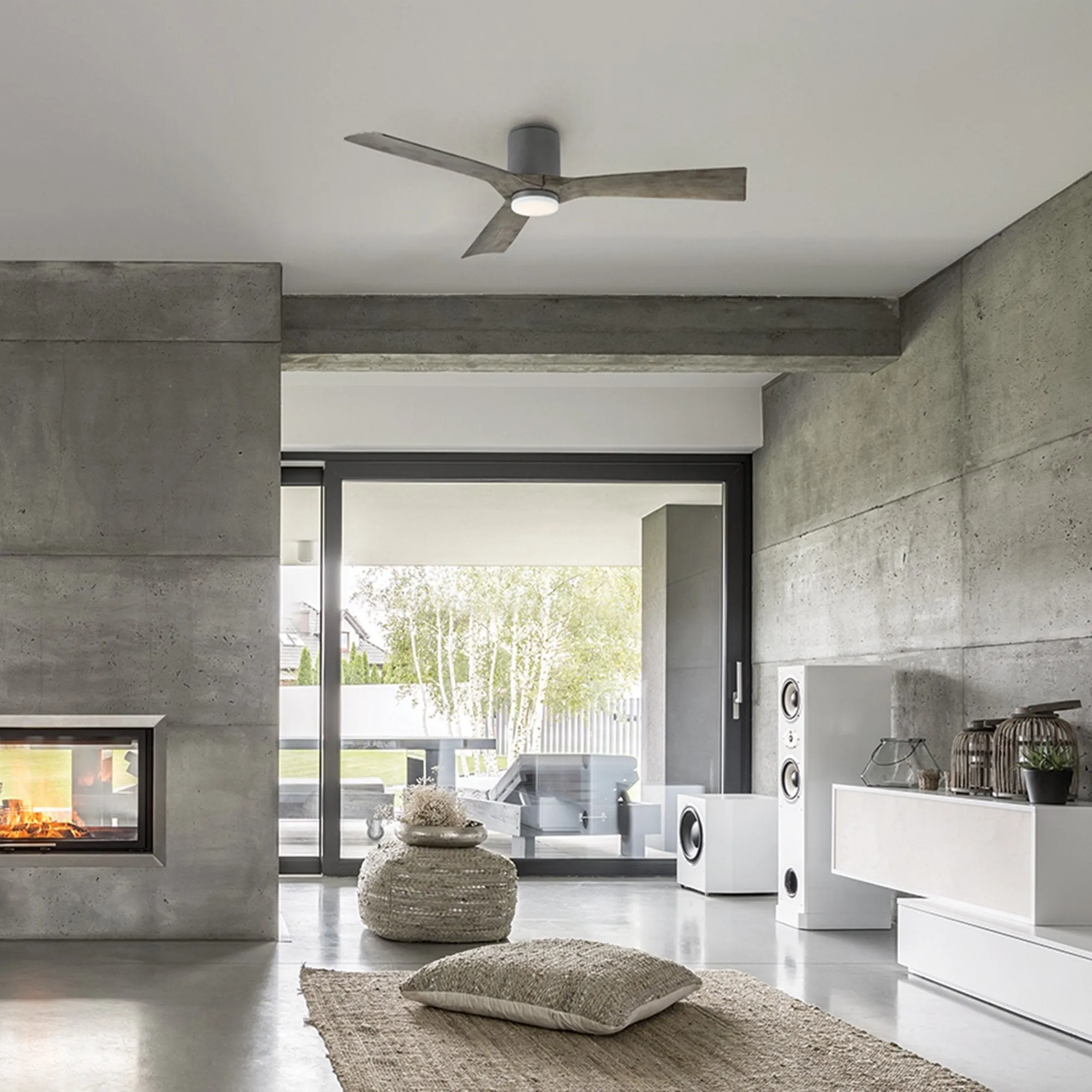 Aviator Indoor/Outdoor LED Ceiling Fan