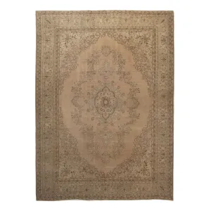 Beige Traditional Wool Rug - 10'1" x 13'4"