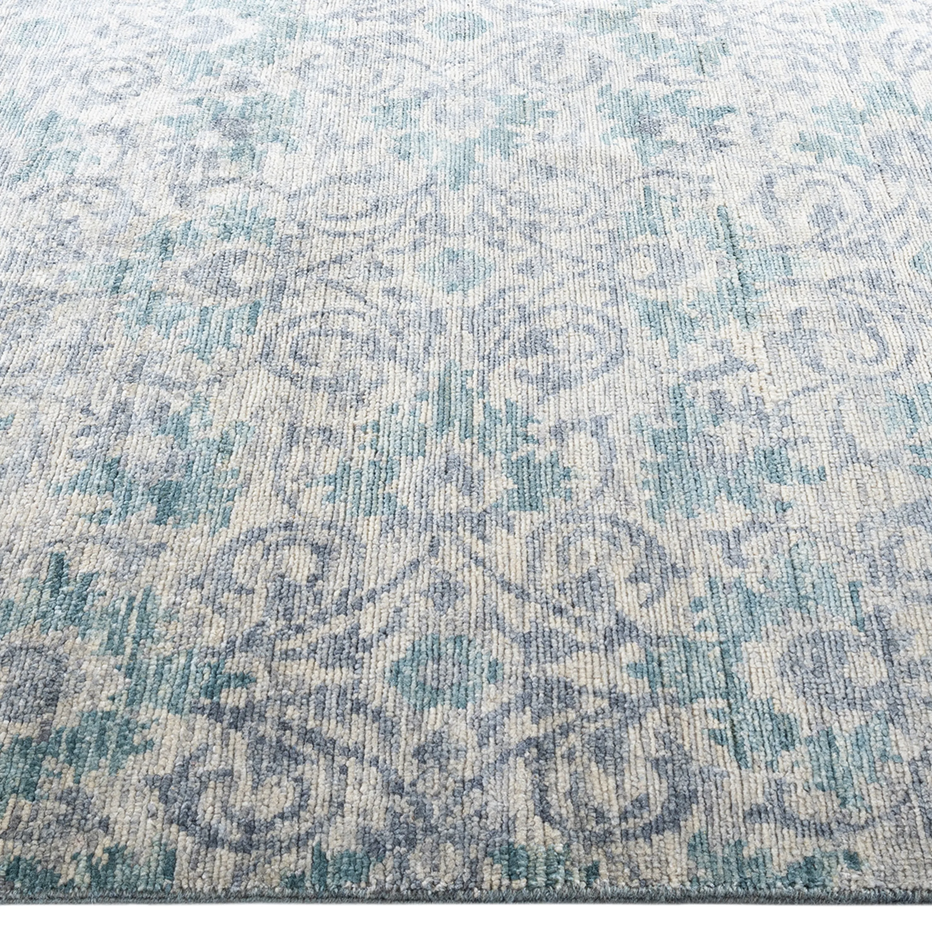 Beige Transitional Wool Rug - 8'1" x 10'3"