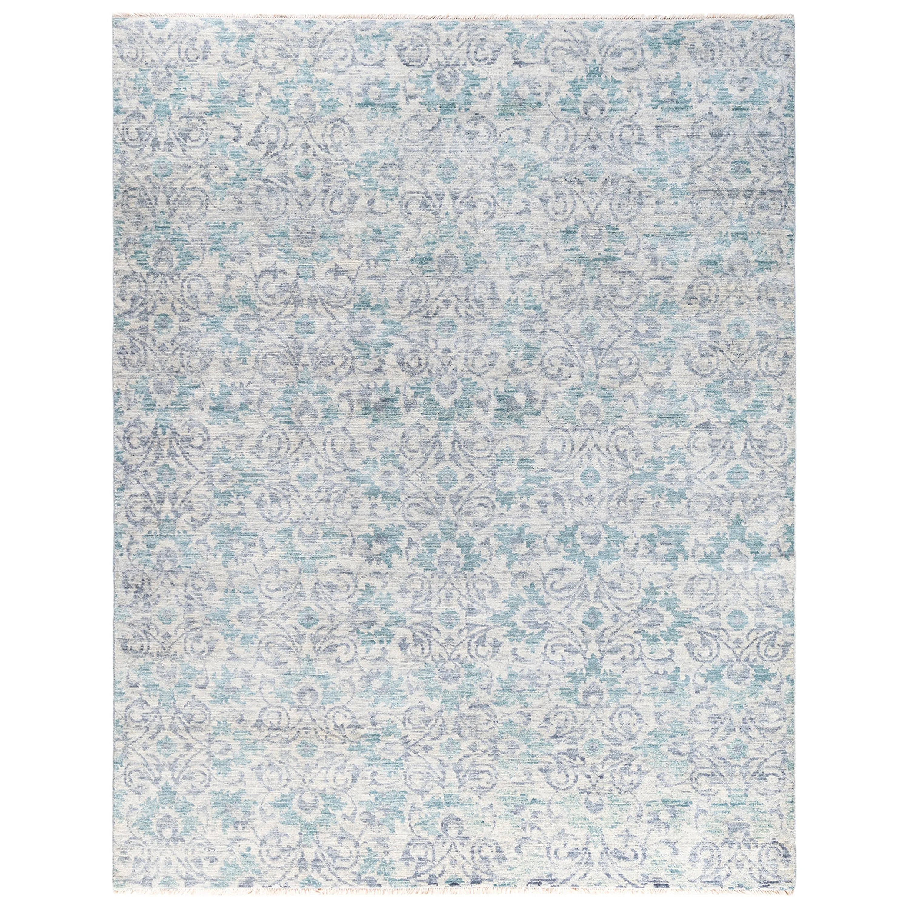 Beige Transitional Wool Rug - 8'1" x 10'3"