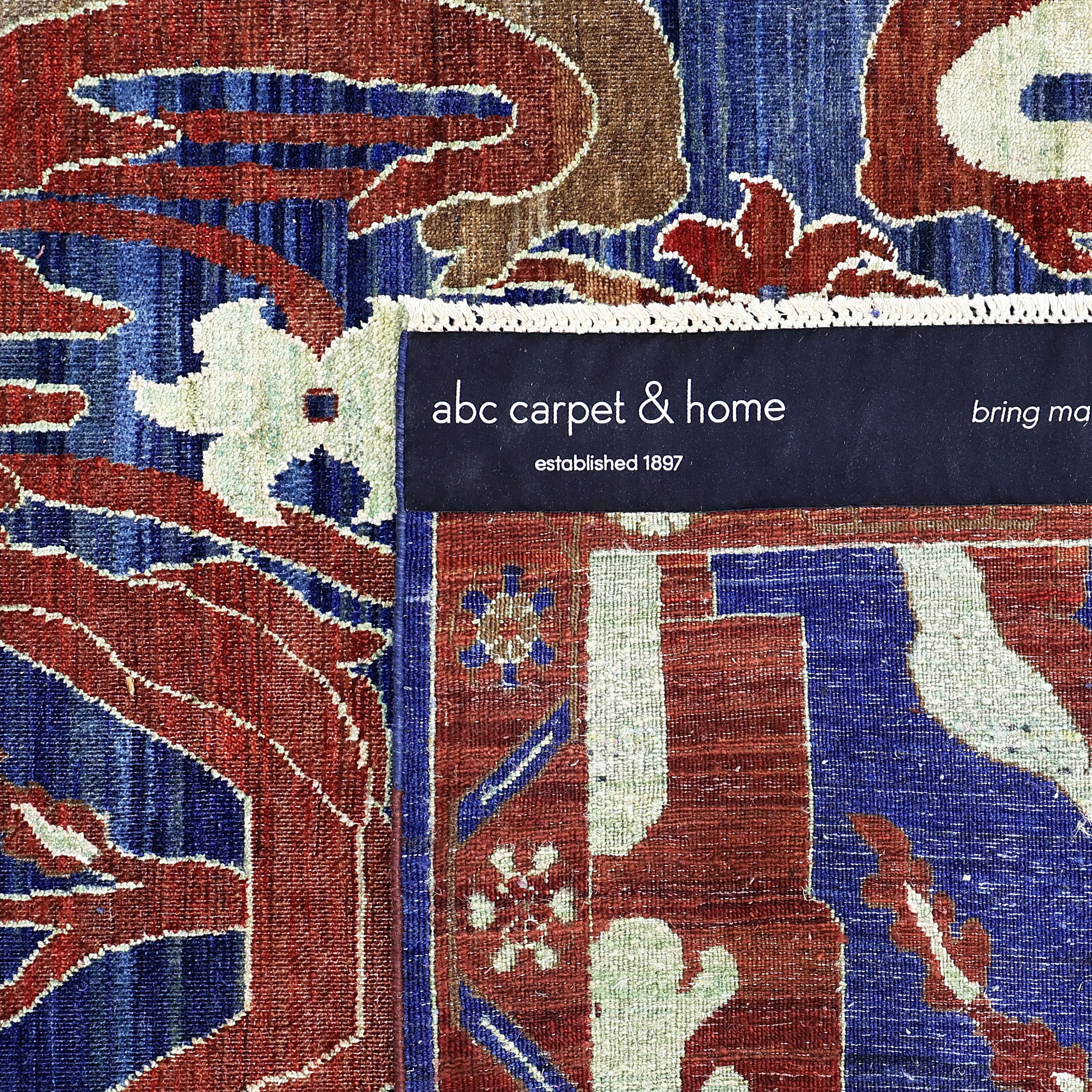Blue Alchemy Transitional Wool Silk Blend Rug - 88" x 11'10"