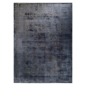 Blue Overdyed Wool Rug - 10'4" x 13'10"