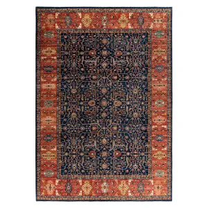 Blue Traditional Serapi Wool Rug - 10'1" x 14'1"
