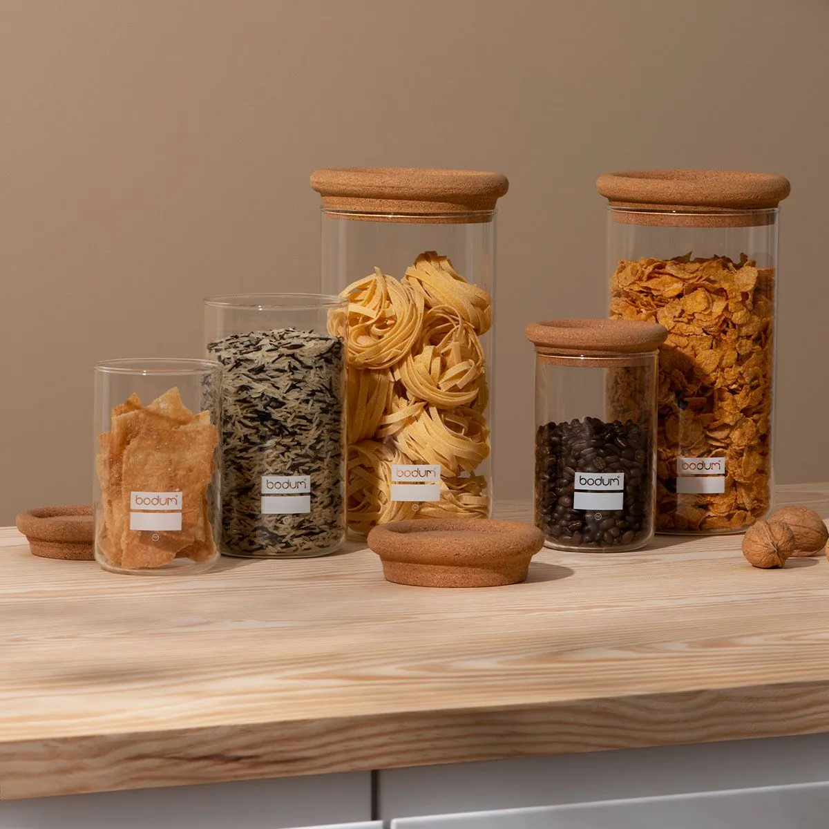 Bodum Yohki Storage Jar With Cork Lid Cork, 0.6 L