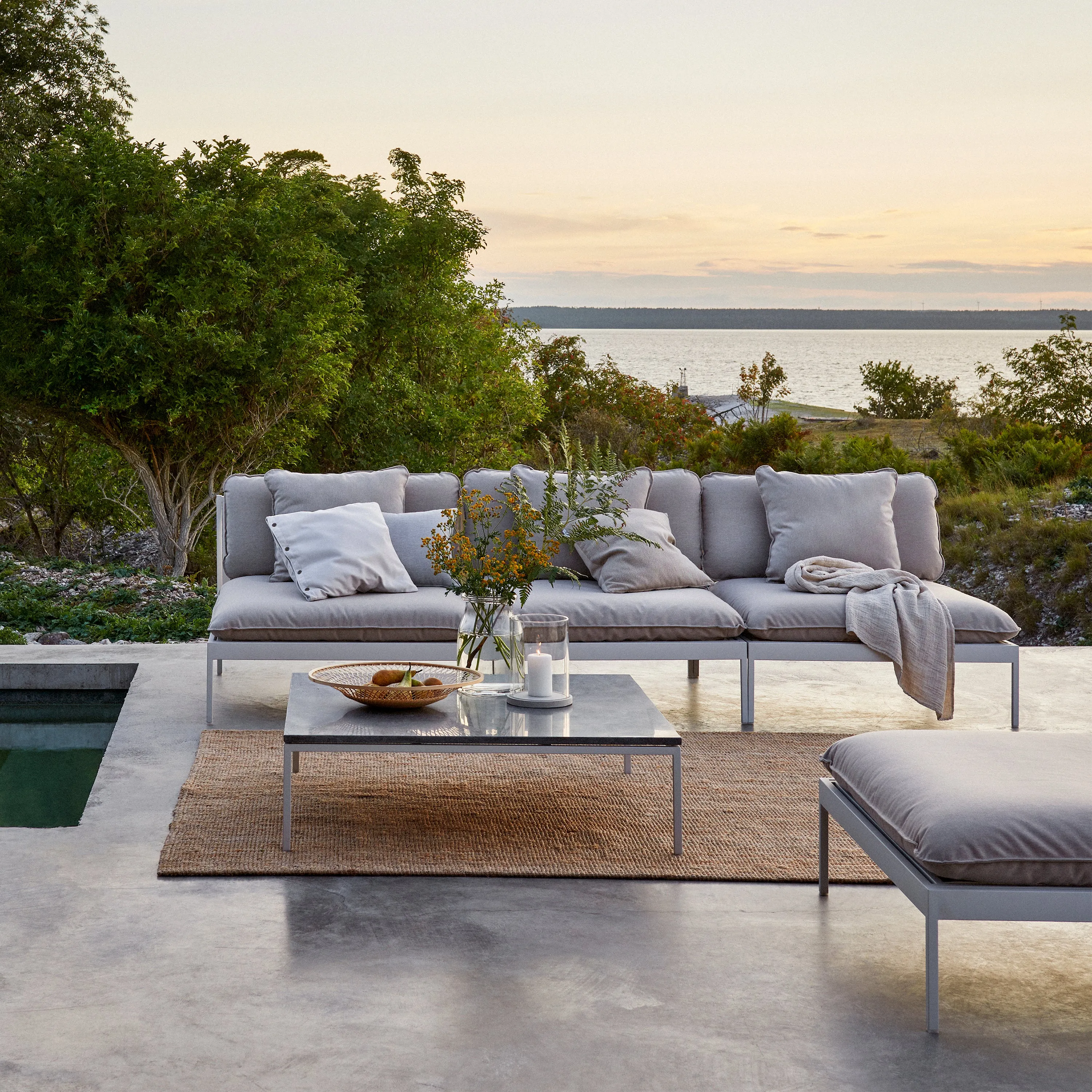 Bonan Lounge End Ottoman