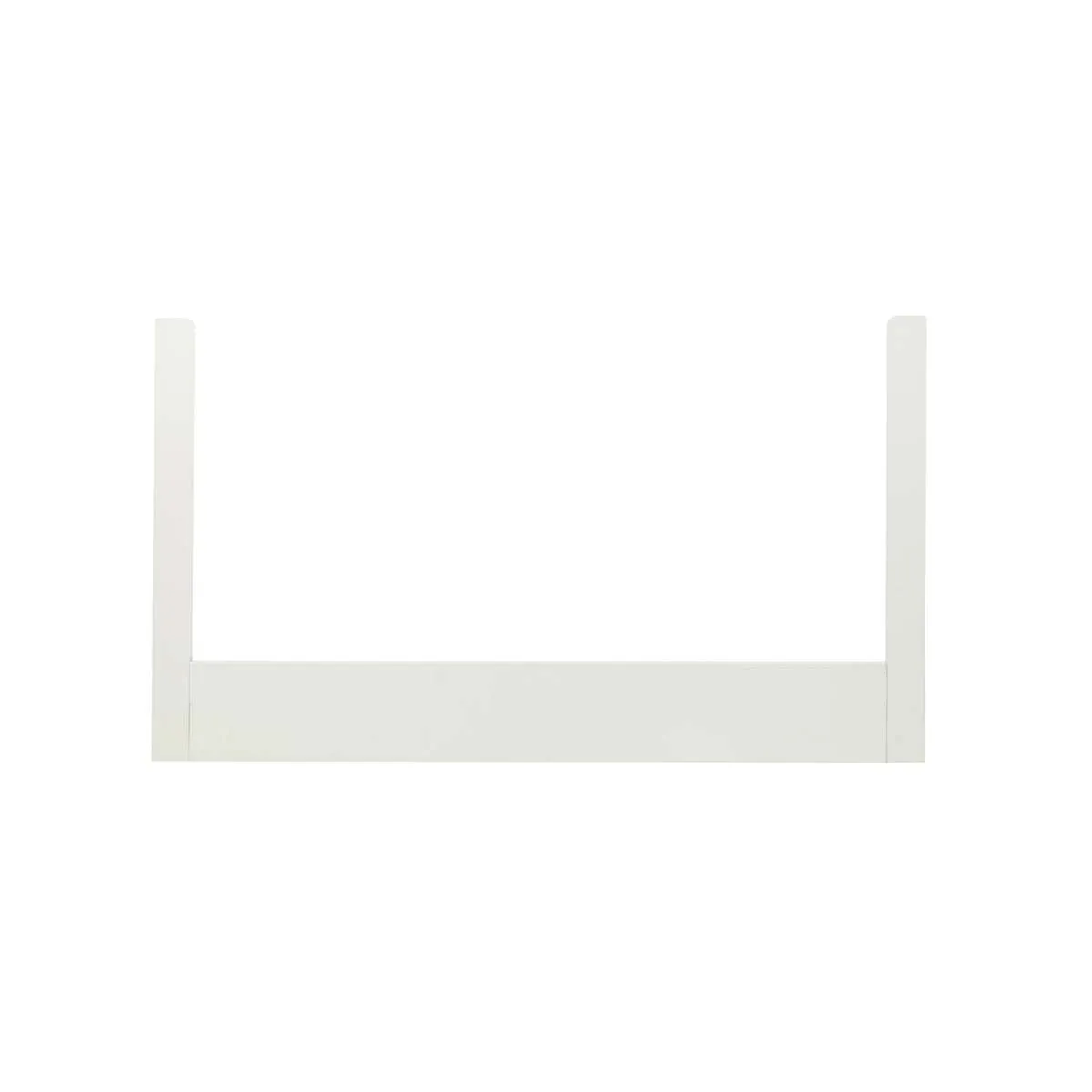 Boston Cot Toddler Bed Conversion - White Mocka