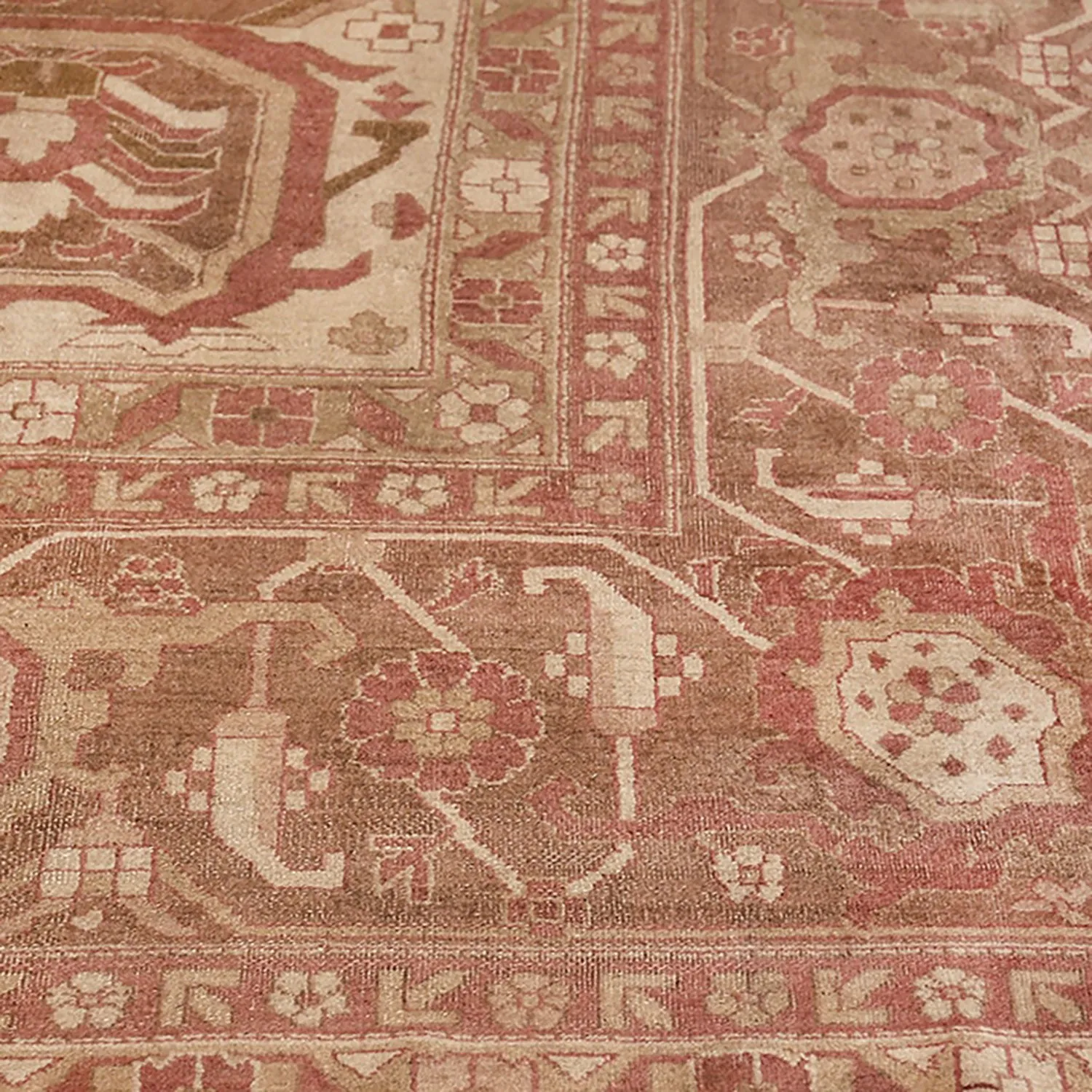Brown Persianindian Amritsar Rug - 14'5" x 18'8"