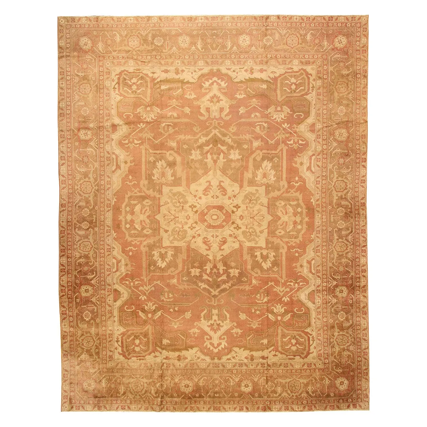 Brown Persianindian Amritsar Rug - 14'5" x 18'8"