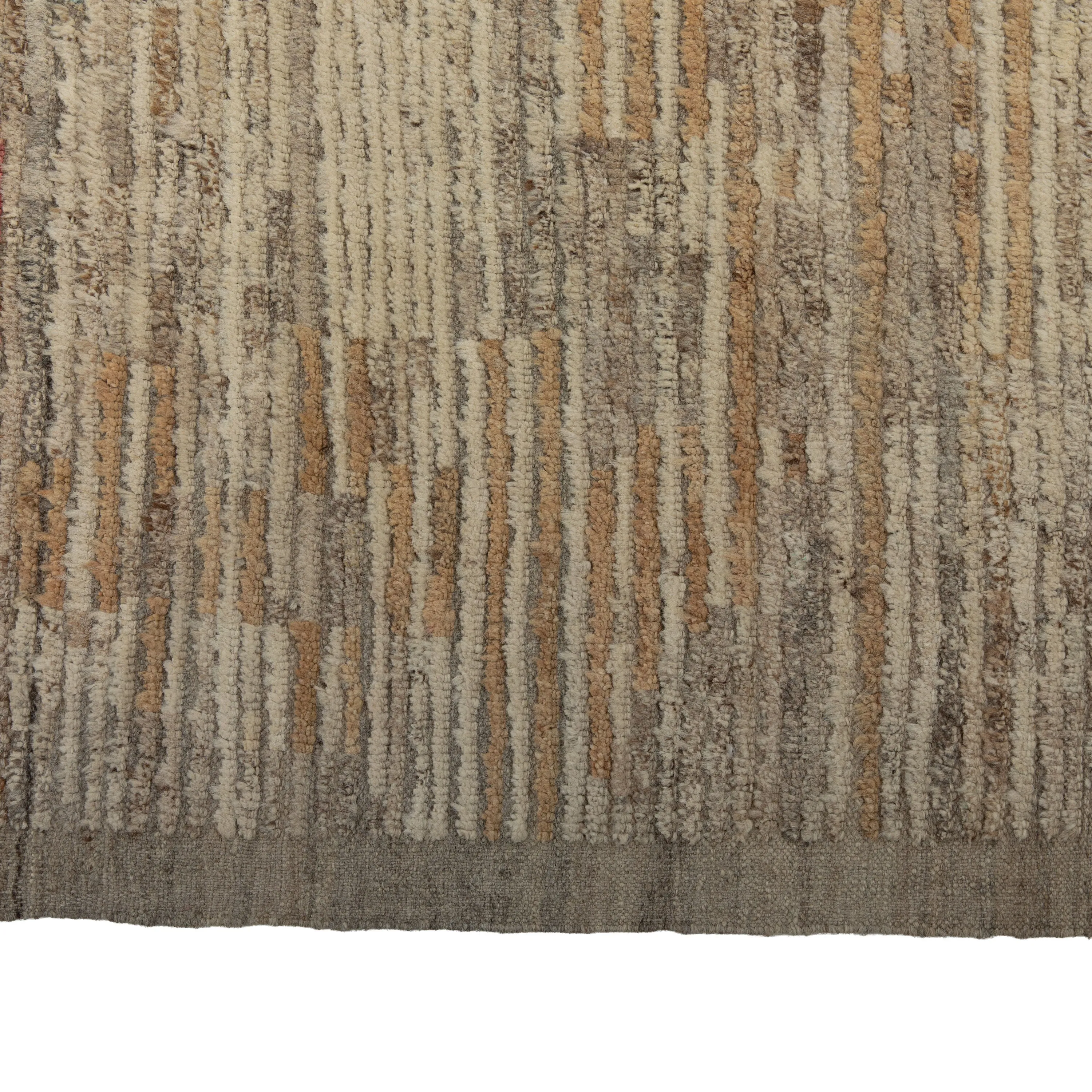 Brown Zameen Transitional Wool Rug- 10'11" x 13'10"