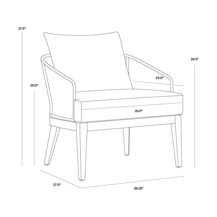 Capri Outdoor Lounge Chair