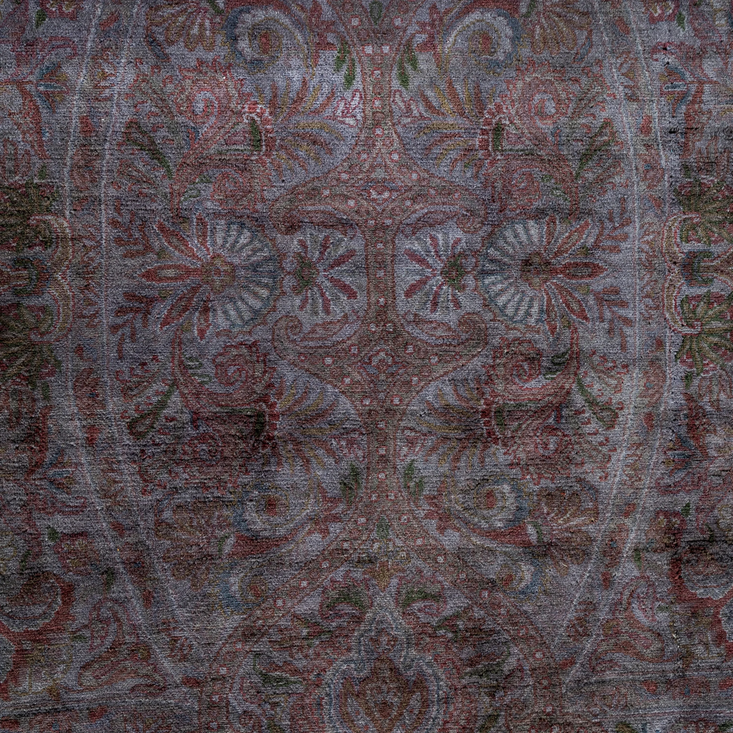 Charcoal Overdyed Wool Rug - 8'3" x 10'6"