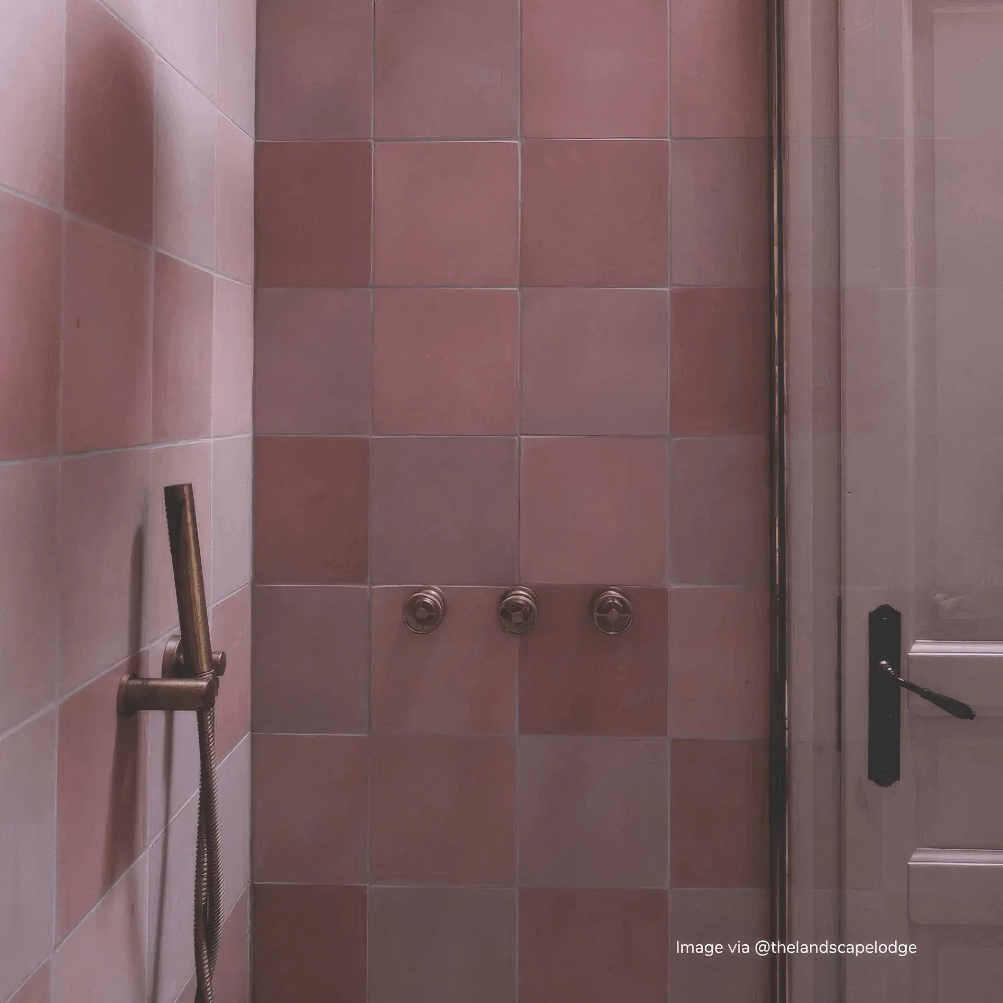 Cherry Red Square Tile