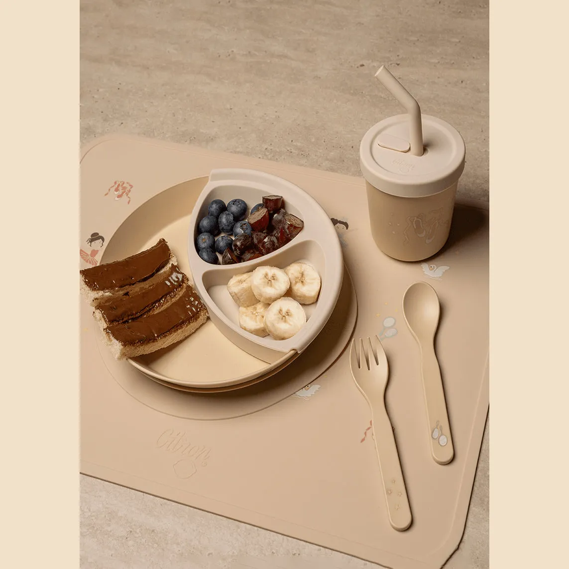 Citron Bio Based Tableware Set - Ballerina