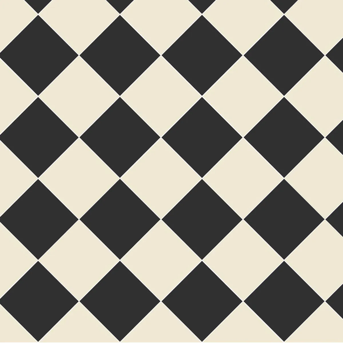 Classic Victorian Black Porcelain Tile 10x10cm Matt