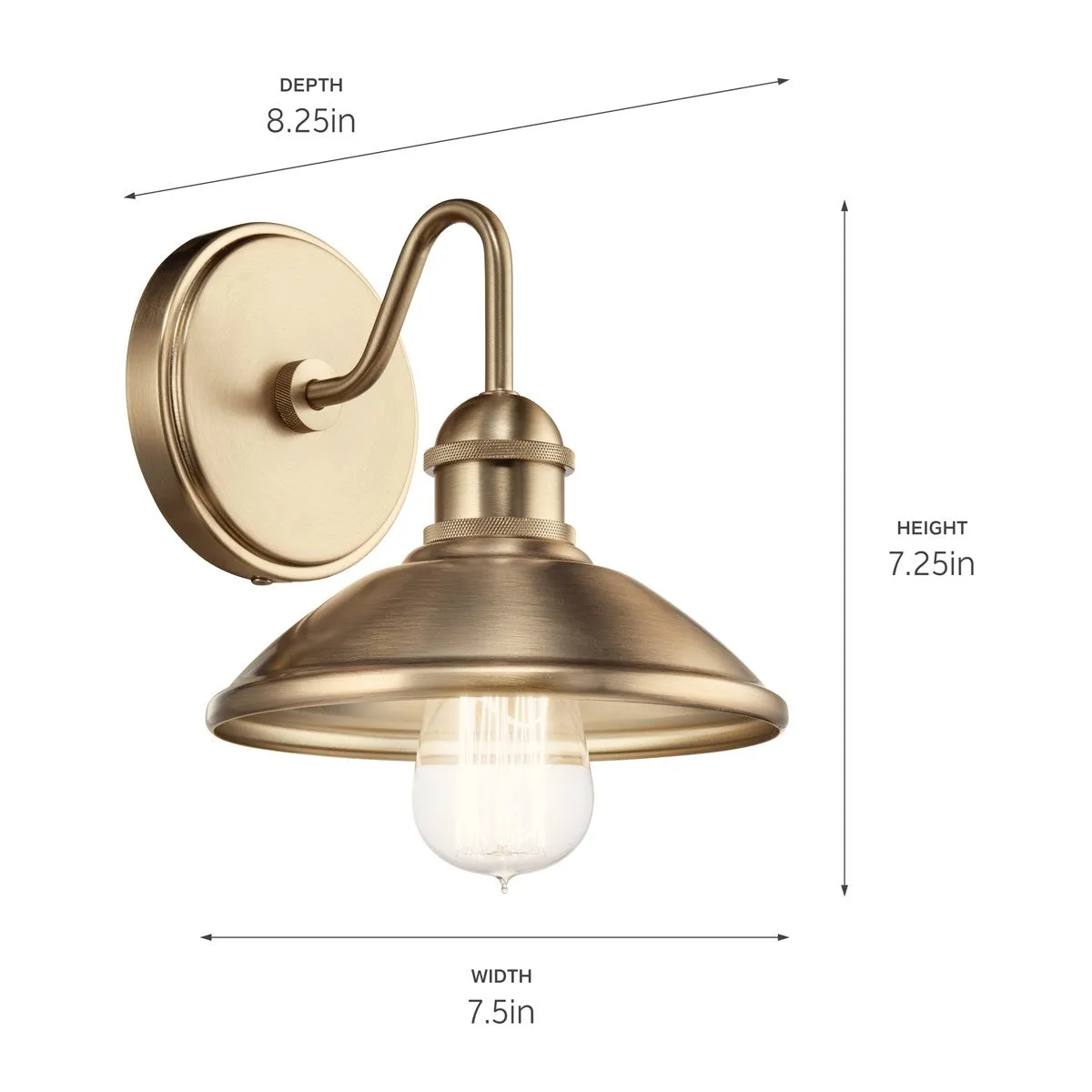 Clyde 1-Light Sconce
