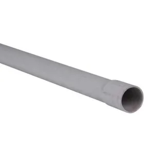 Conduit Pipe Grey M/D 32mm x 4m (1 1/4") **
