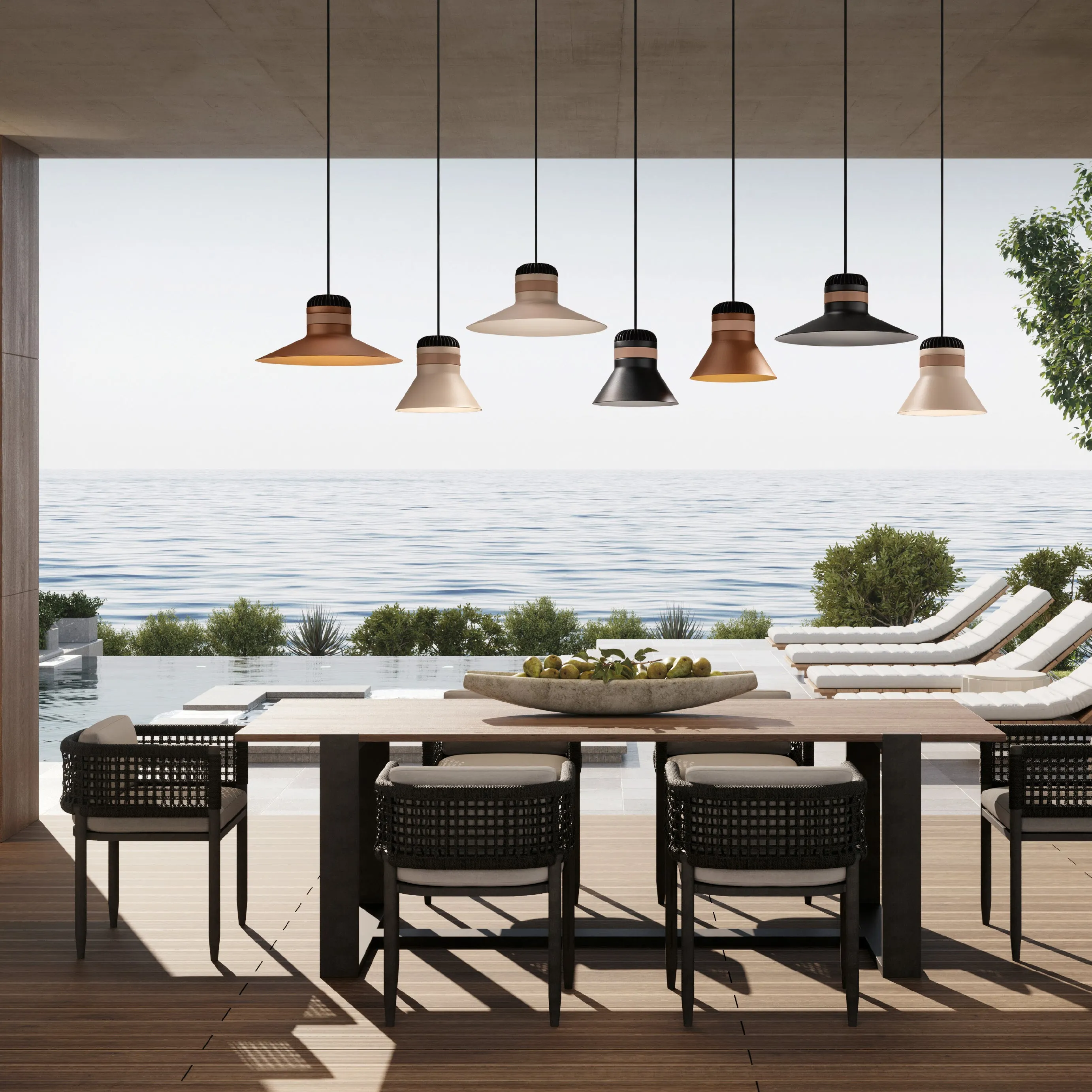Cordea LED Outdoor Pendant Light
