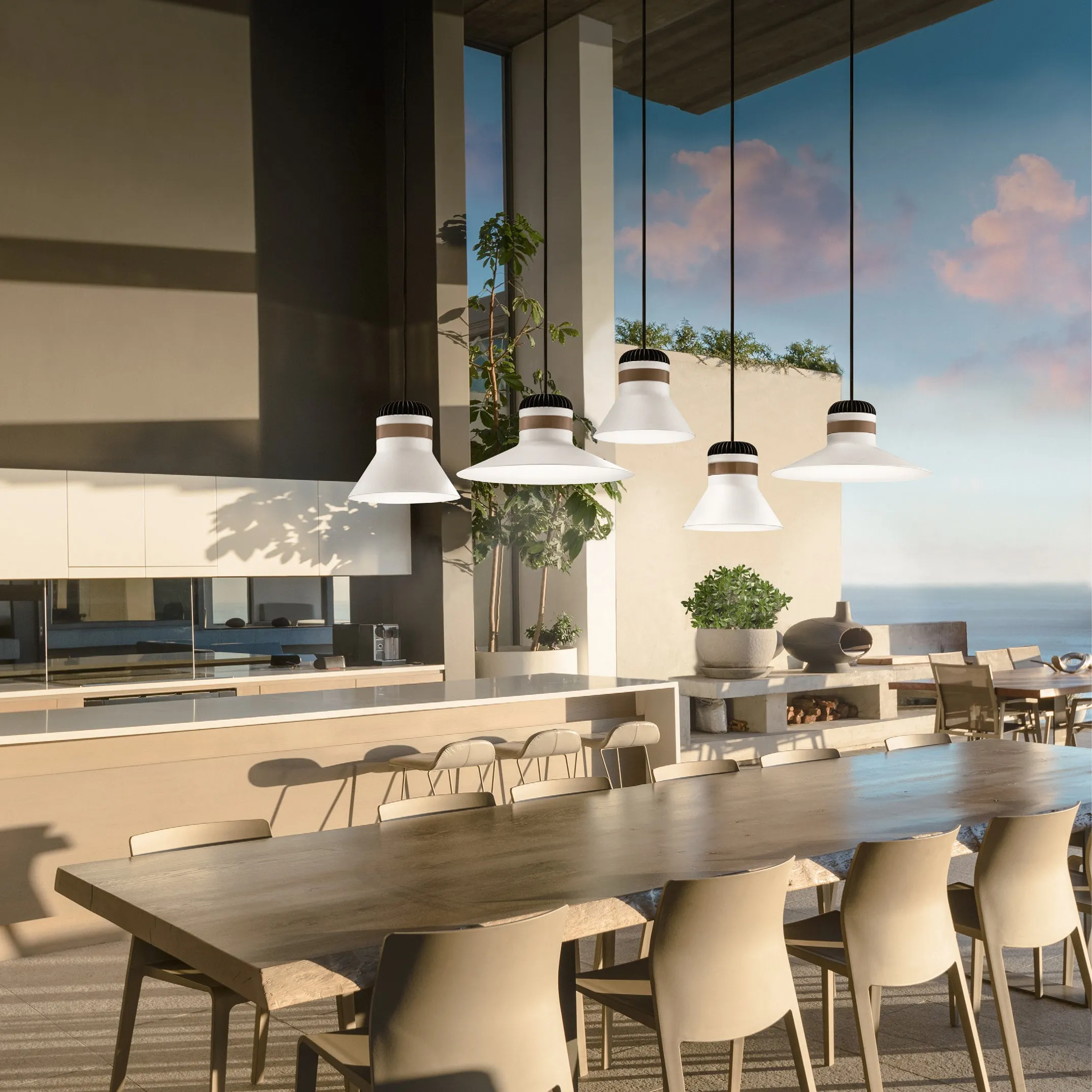 Cordea LED Outdoor Pendant Light