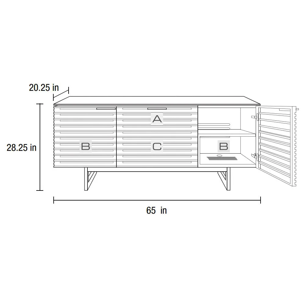 Corridor TV Console