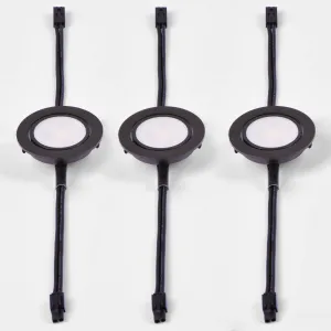 CounterMax MX-LD-AC 3000K LED Puck Light (3 Pack)