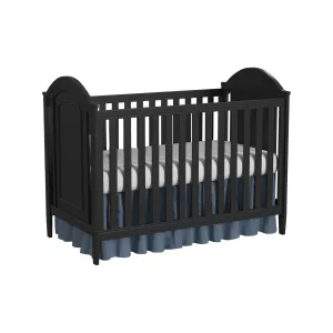 Delia Cottage Crib - Black