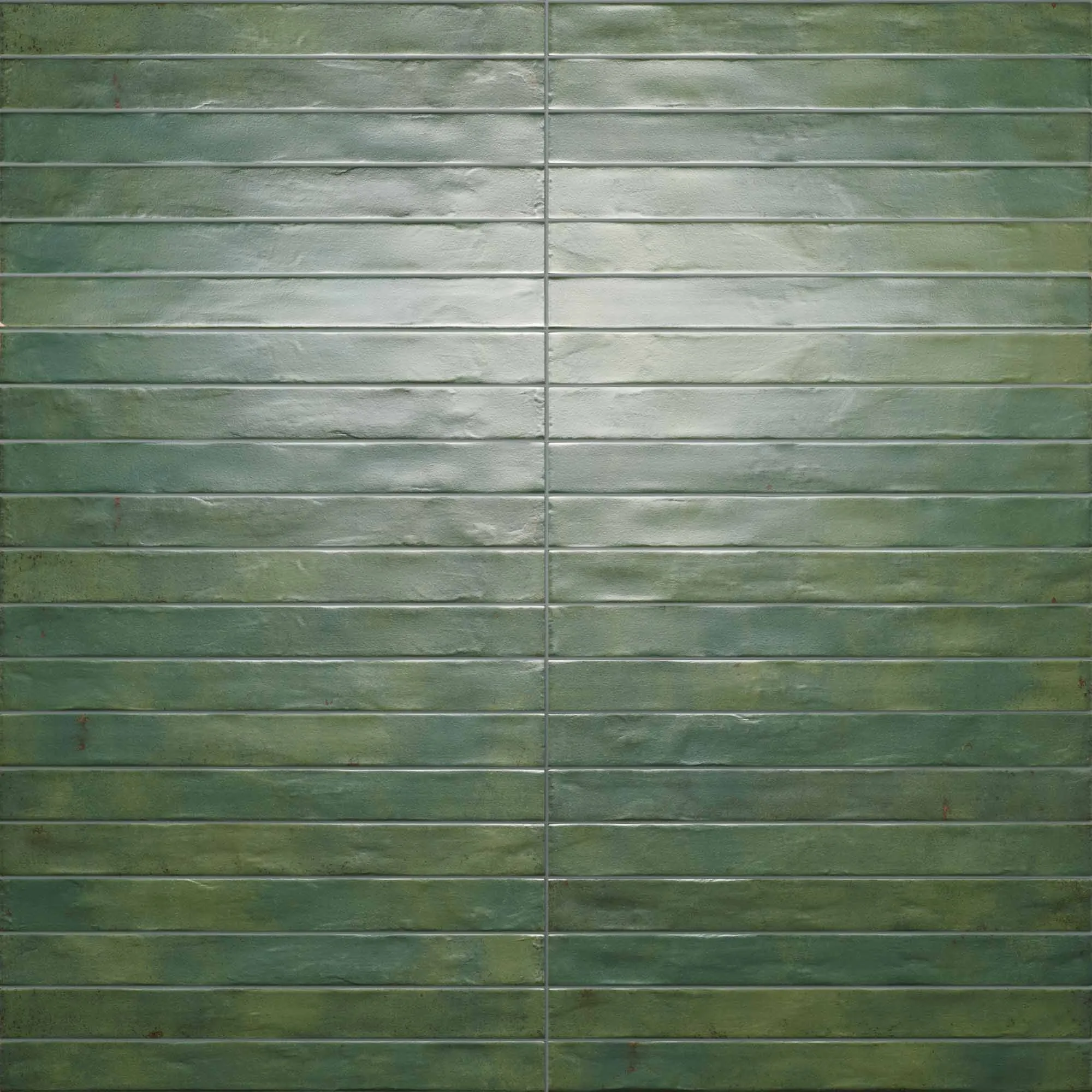 Denver Green Porcelain Tile 4.8x45cm Matt