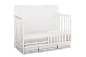 Emery Convertible Panel Crib with Toddler Guard Rail Package - White