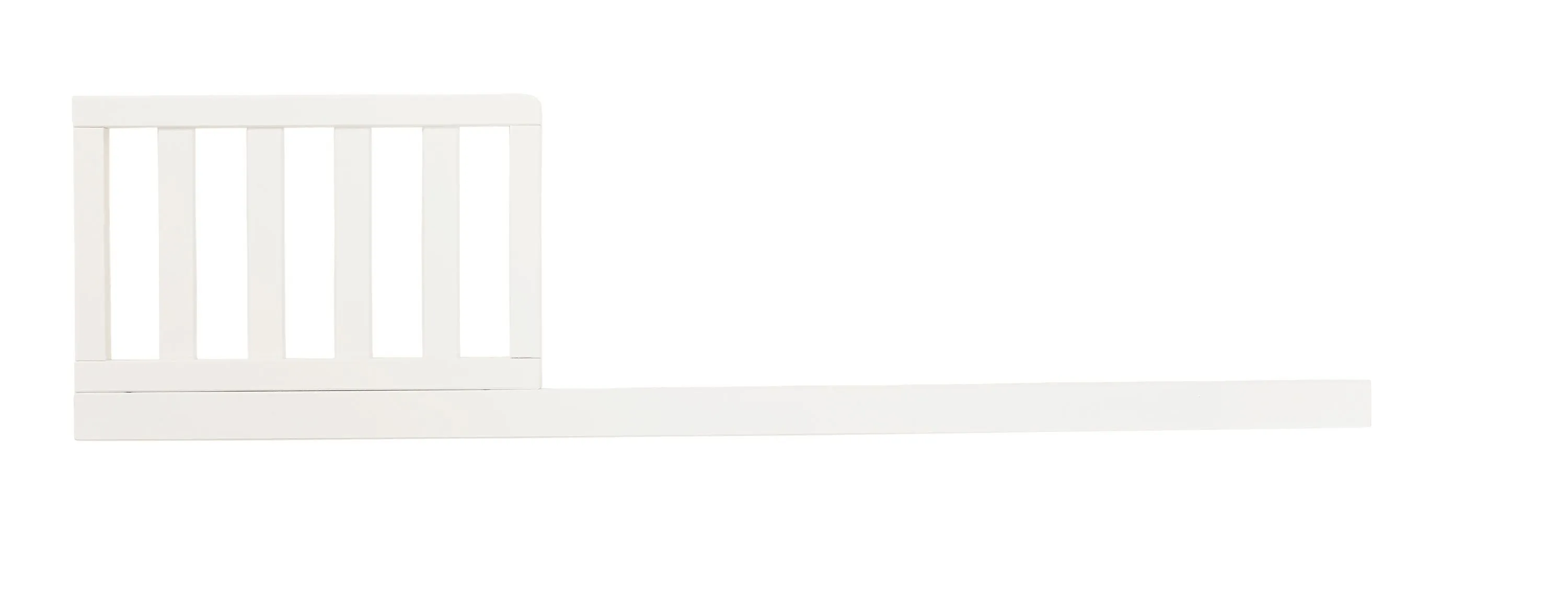 Emery Toddler Rail for Slat Crib - White