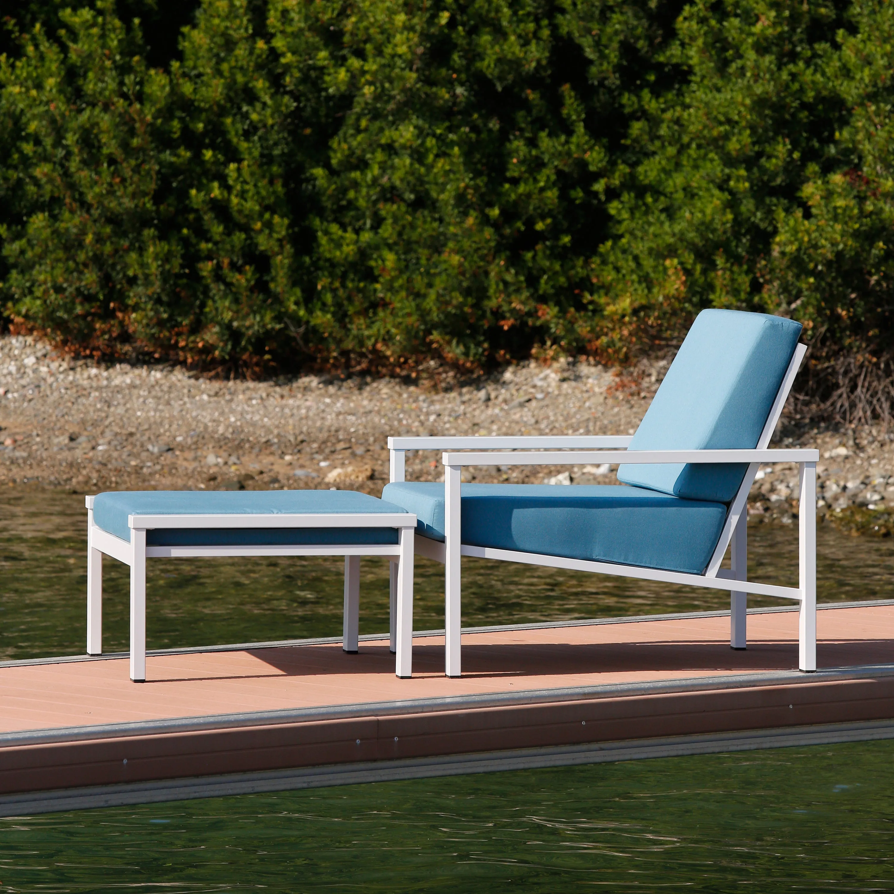 Equinox Painted Deep Seating Ottoman
