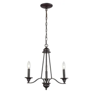 Farmington 18" Wide 3-Light Chandelier