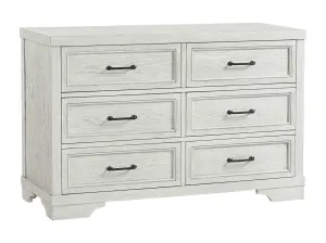 Foundry 6-Drawer Dresser - White Dove