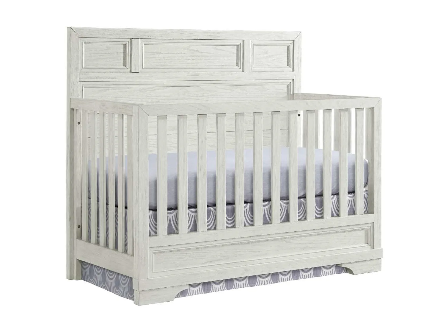 Foundry Convertible Crib and Dresser Package - White Dove