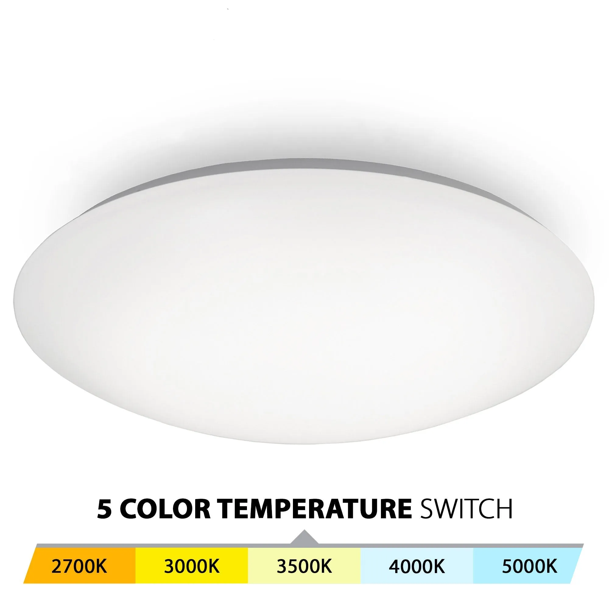 Glo 16" LED Energy Star Flush Mount 5-CCT Selectable