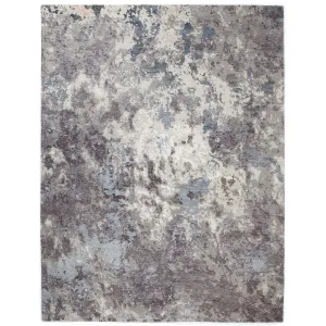 Grey Contemporary Wool Rug - 9'1" x 12'2"