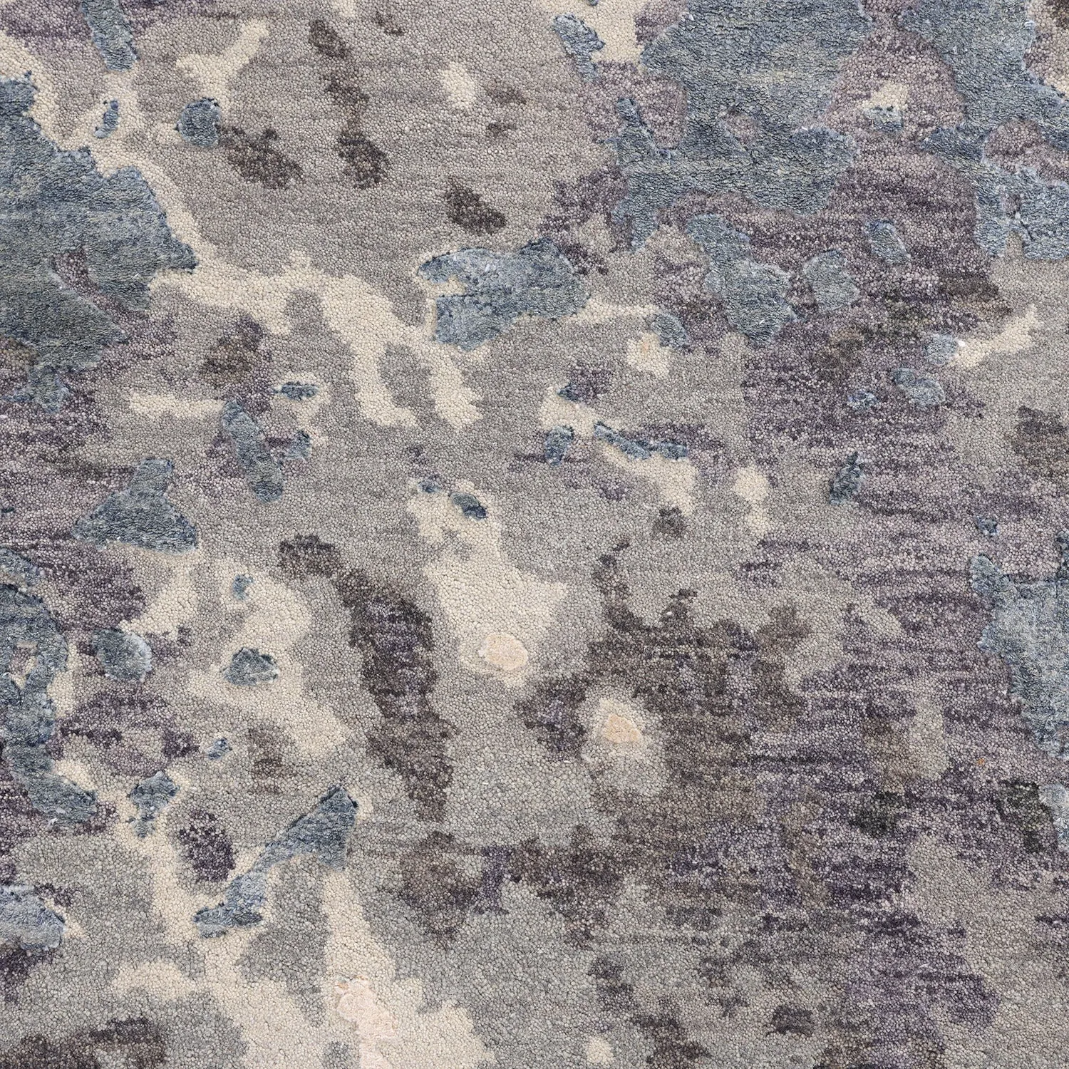Grey Contemporary Wool Rug - 9'1" x 12'2"