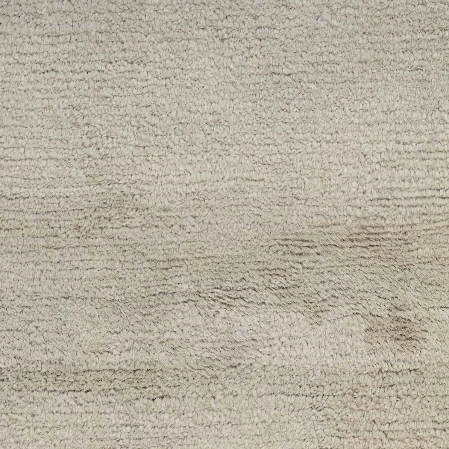 Grey Modern Wool Solid Rug - 10'1" x 14'