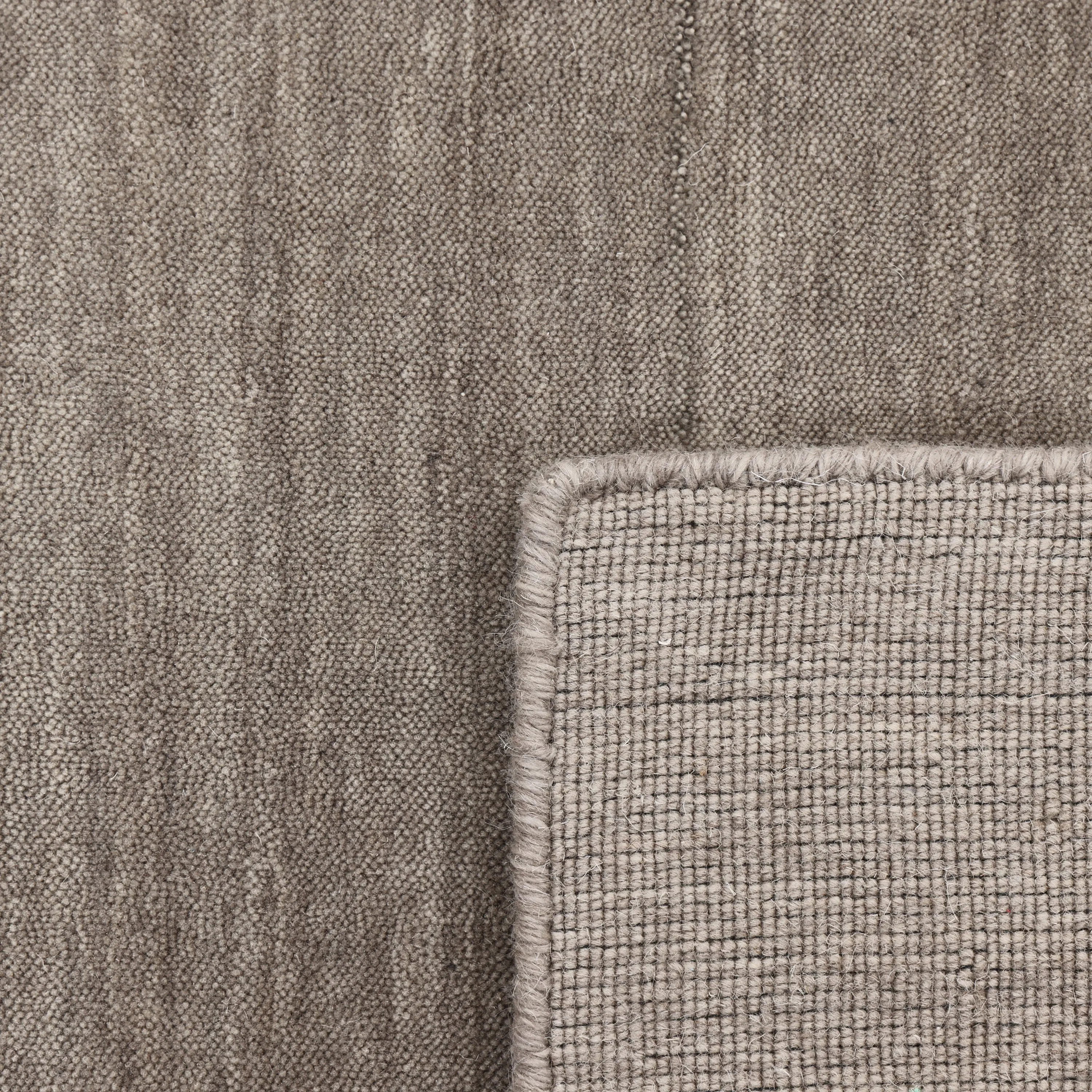Grey Transitional Gabbeh Wool Rug - 9' x 12'