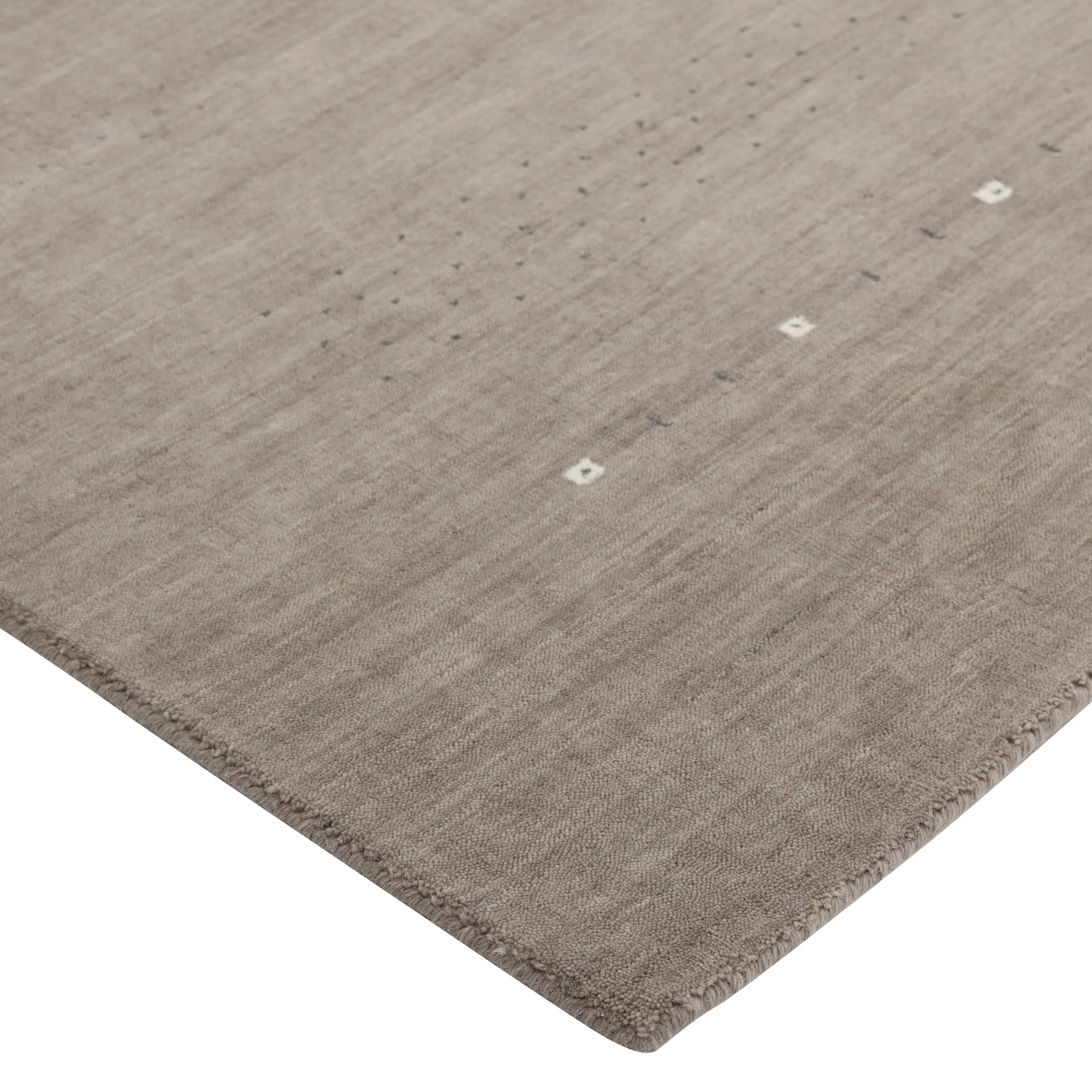 Grey Transitional Gabbeh Wool Rug - 9' x 12'