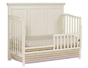Hanley Convertible Crib with Toddler Guard Rail Package - Chalk