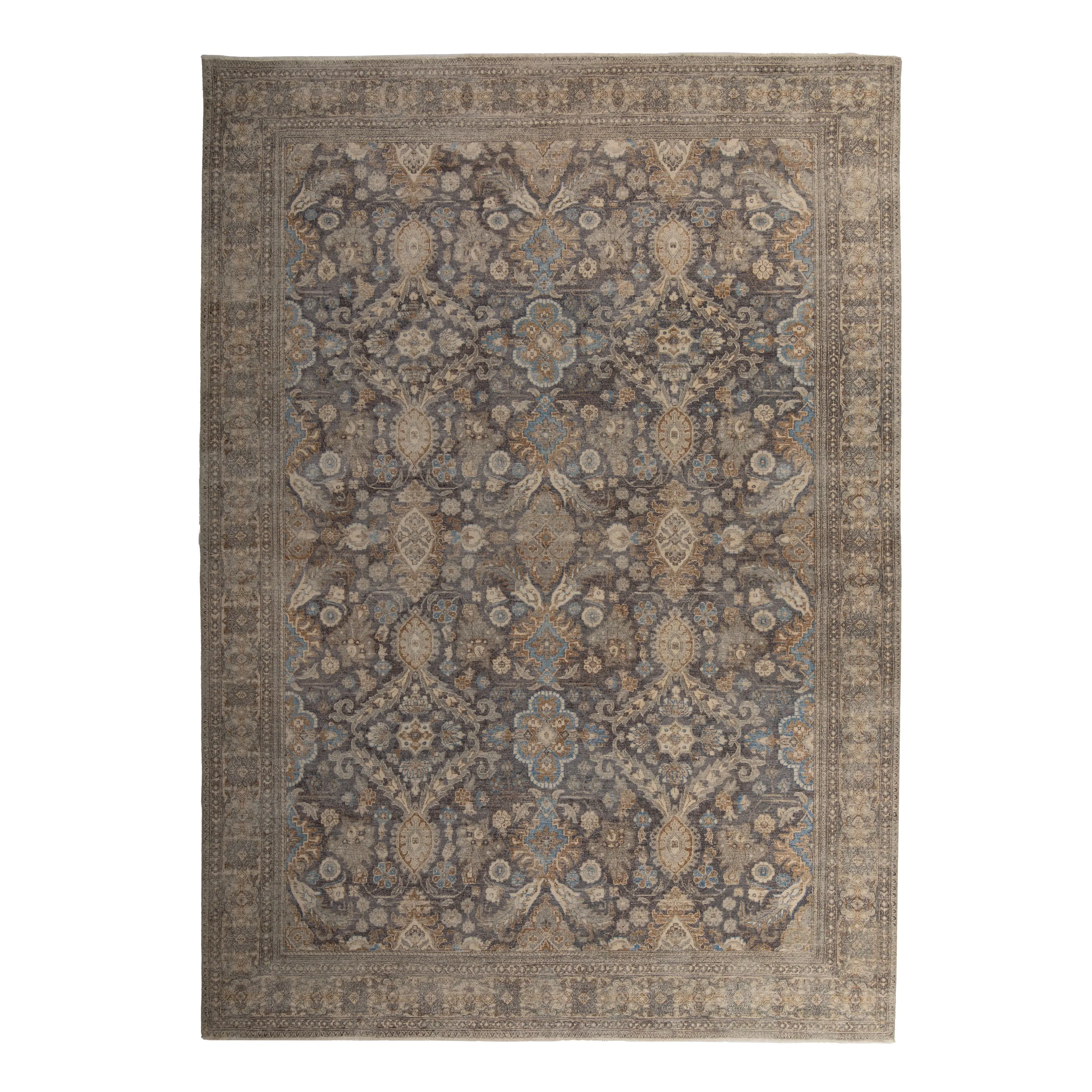 Hazel & Brown Sabideh Traditional Wool Rug - 10'x14'
